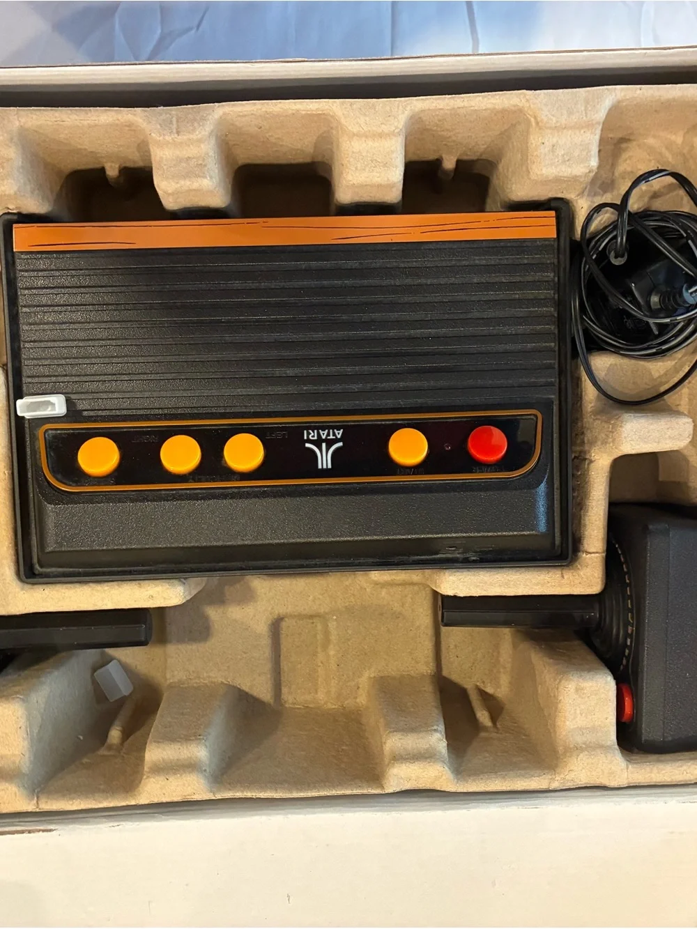 Vintage Atari Anniversary Video Game Console and 2 Joysticks and 120 games